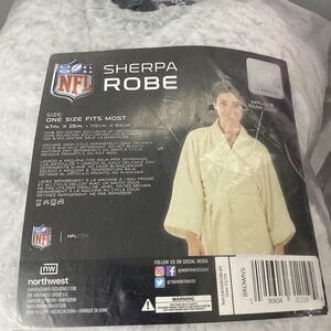Northwest Cleveland Browns NFL- 2 Robes‎ Matching Women & Men's Soft Sherpa